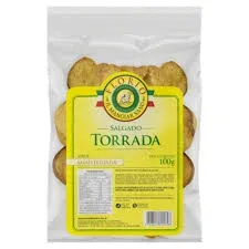 Torrada salgada sabor amanteigada