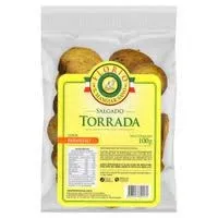 Torrada salgada sabor parmesão