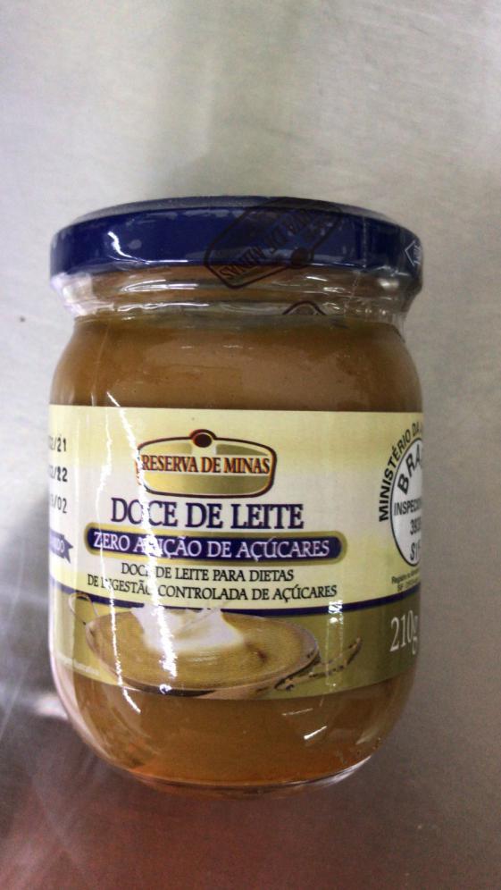Doce de leite zero com nozes açucar 210g