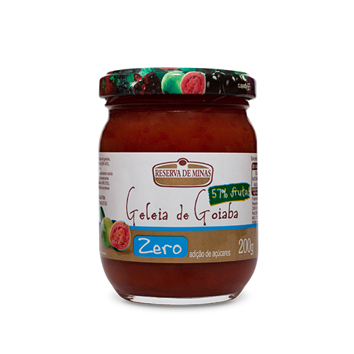 Geleia de goiaba zero açúcar