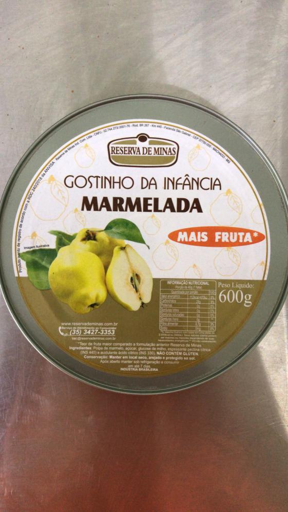 Marmelada gostinho da infância 600g