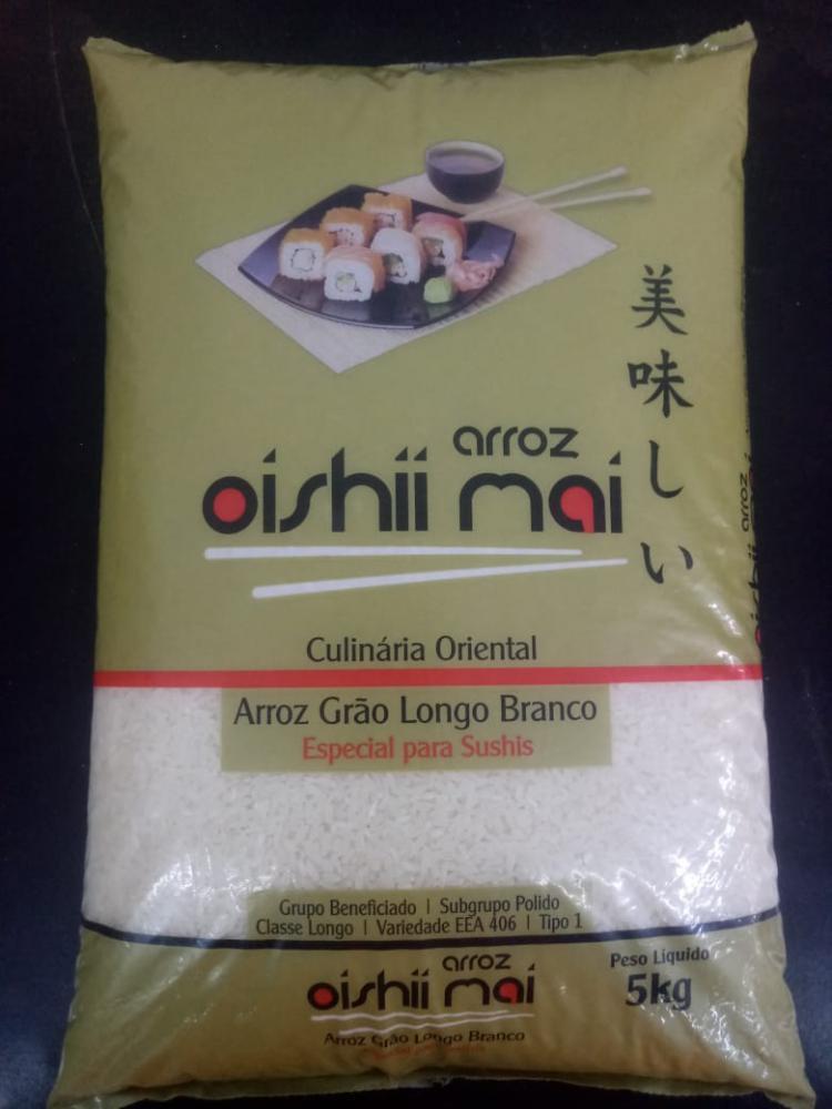Arroz oishii mai grão longo