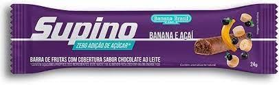 Banana e açai chocolate ao leite zero 24g supino