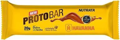 Barra de proteina protobar dulce de leche 70g nutrata