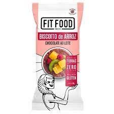 Biscoito de arroz chocolate ao leite 60g fit food