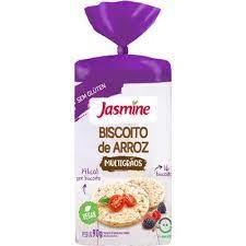 Biscoito de arroz multigrãos 90g jasmine