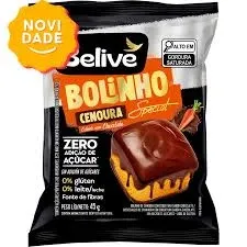 Bolinho de cenoura com cobertura de chocolate 45g