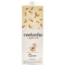 Castanha assada + água e só 1l cajueiro