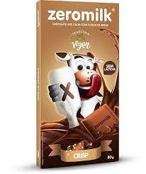 Chocolate zeromilk crisp 40% cacau 80g