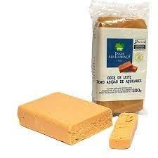 Doce de leite zero adição de açúcares 200g doces são lourenço