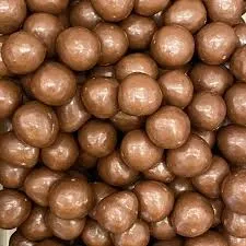 Drageado de chocolate sabor conhaque
