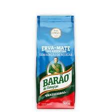 Erva mate barão tradicional 500g.