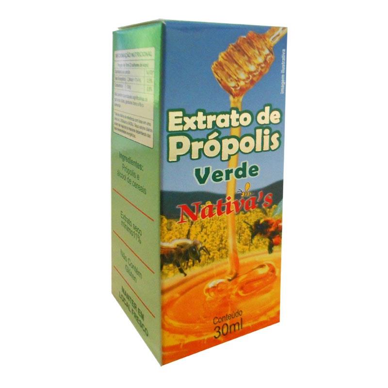 Extrato de própolis verde 30ml nativas mel