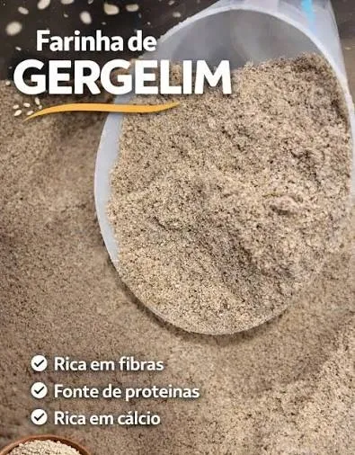 farinha de gergelim