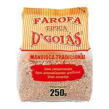 Farofa mandioca tradicional 250g dgoiás