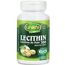 Lecitina de soja 700mg unilife 60 cápsulas