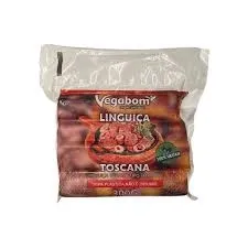 Linguiça toscana vegana   vegabom
