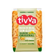 Macarrão de massa de milho tipo fusilli 500g tivva