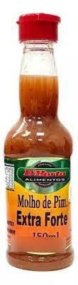 Molho de pimenta extra forte cremoso 150g dhorta