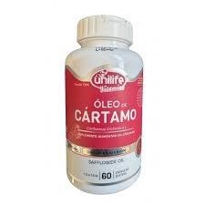 Óleo de cártamo 1000mg unilife 60 cápsulas