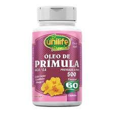 Óleo de primula 500mg unilife 60 cápsulas