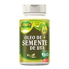 Óleo de semente de uva 700mg unilife 60 cápsulas