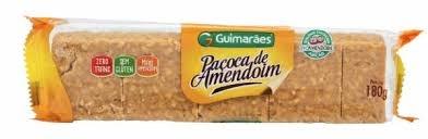 Paçoca de amendoim 180g guimarães