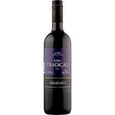 Vinho tinto de mesa góes tradição bordô seco 750ml