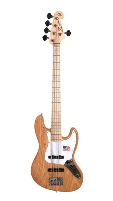 Contrabaixo Cordas Jazz Bass Passivo SX Vintage Natural