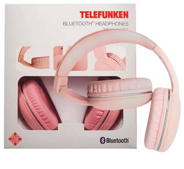 Fone de Ouvido Bluetooth Over-Ear H600BT Rosa TELEFUNKEN