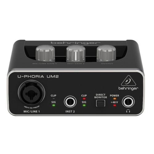 behringer u-phoria um2 usb audio