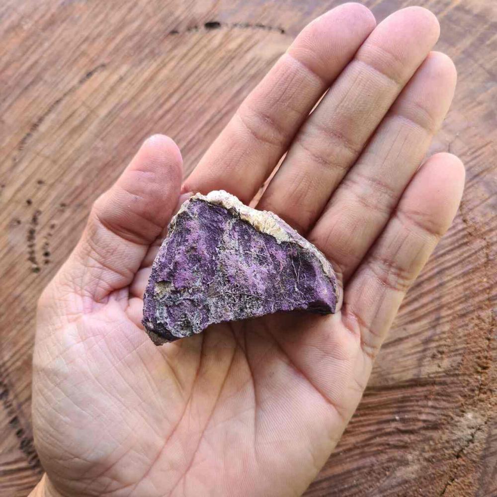 Pedra Purpurita Bruta 100% Natural - Segurança e Confiança
