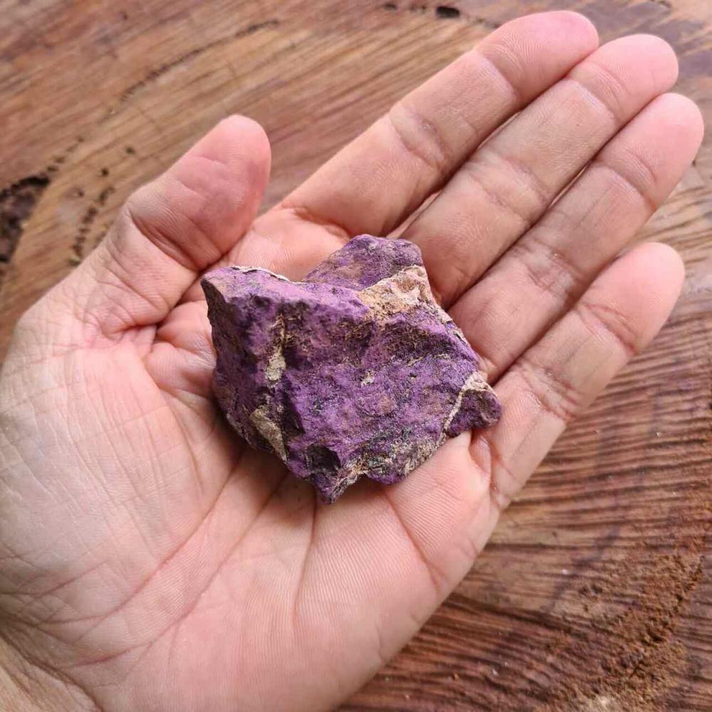 Pedra Purpurita Bruta 100% Natural - Segurança e Confiança