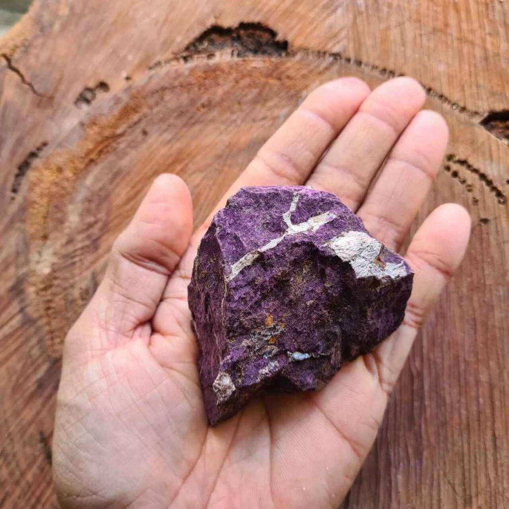 Pedra Purpurita Bruta 100% Natural - Segurança e Confiança
