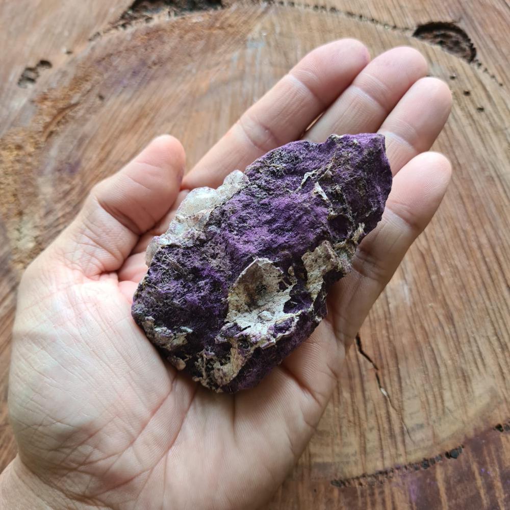 Pedra Purpurita Bruta 100% Natural - Segurança e Confiança