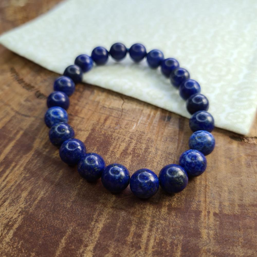 Pulseira de Pedra Lapis Lazuli