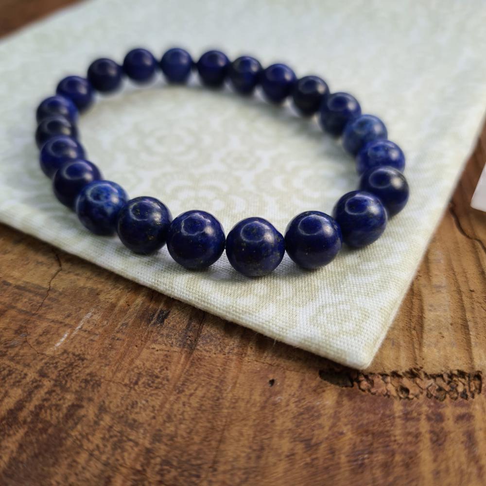 Pulseira de Pedra Lapis Lazuli