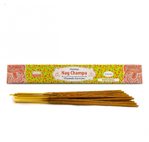 INCENSO BASTONCINI GOLDEN NAG CHAMPA MEDITATION BUDDHA PATCHOULI CHANDAN  INDIA