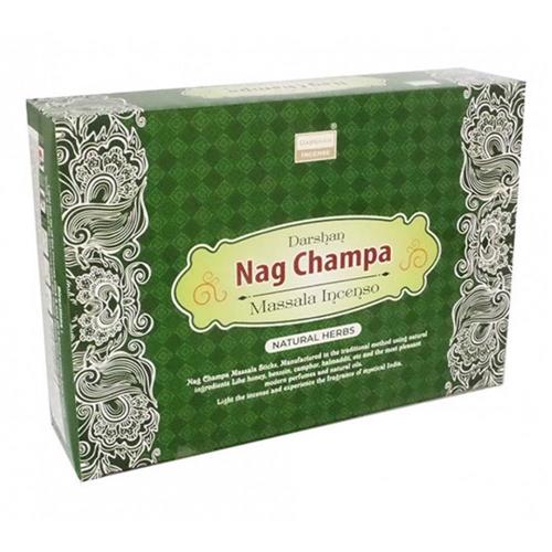 Incenso Indiano Massala - Nag Champa Darshan - Natural Herbs - Lotus Loja