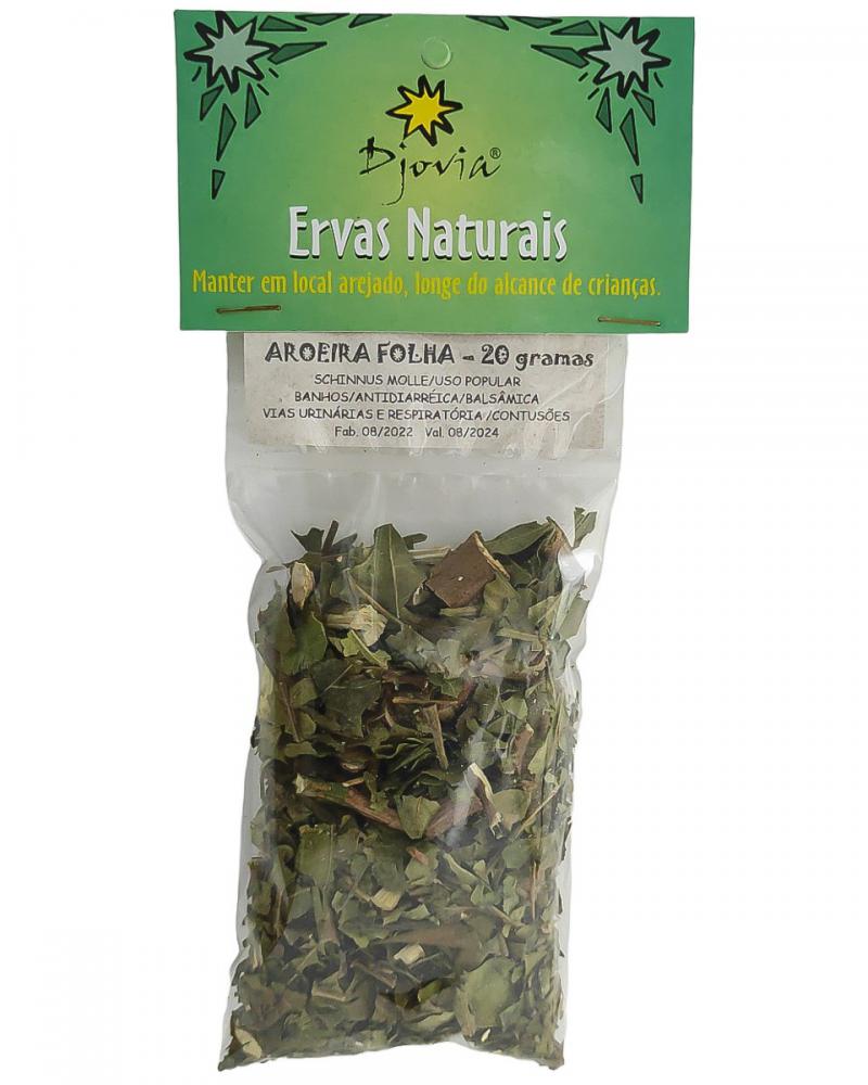 Ervas Naturais Aroeira Em Folha 20g 8060