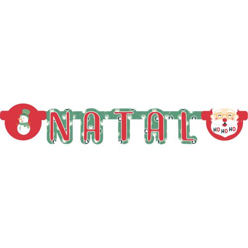 Banner de feliz natal, cartão ho ho ho, natal