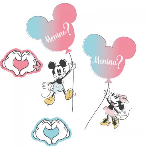Mickey Mouse - Topper de Bolo - 1 unidade - Regina