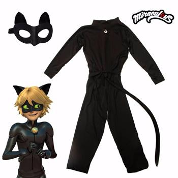 Fantasia para Crianças Cat Noir (Tamanho 12-14 anos)