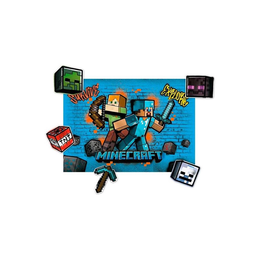 KIT DECORATIVO - FESTA MINECRAFT GRAFITE - 01UNIDADE - 54 X 45 CM - REGINA  FESTAS - Loja do Abençoado Festas Artigos para festas e Decoração de  Aniversário com os melhores preços e condições ! Compra 100% Segura