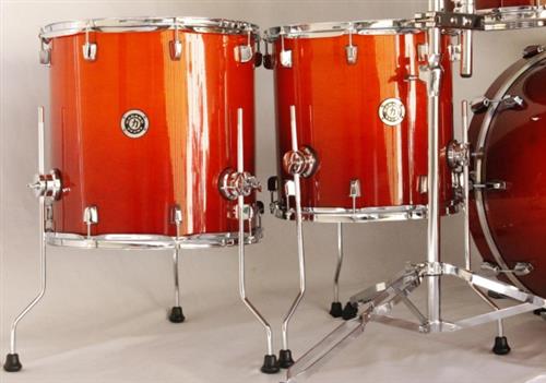 Bateria Nagano Concert Full Laqcuer Series Smoke Red 10/12/14/16