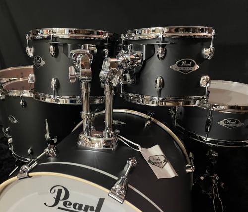 Bateria New Pearl Export Series Satin Shadow Black 22/10/12/14/16