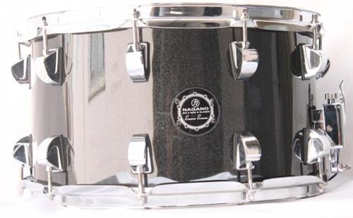 Caixa Nagano Big Beat 14x8 Ebony Sparkle EBS : Caixas de Baterias