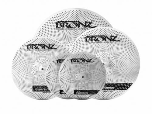 Kit de Pratos Bronz M-EXPERIENCE mute 14/16/18/20