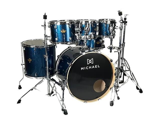 スタディオファイブ E75/M 34G BL Bateria Michael Legacy Birch Blue Sparkle Series 08/10/12/14/20