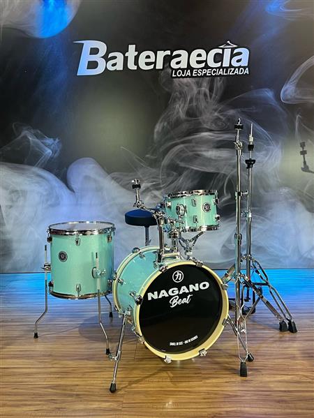 Bateria Nagano Beat Blue Sparkle Gig Sweet Green Sparkle 16/10/13